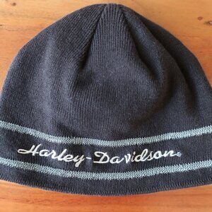 NWOT Harley-Davidson One Size Black Genuine Motor Beanie Winter Hat